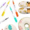 Monami Fabric Marker Brush, zářivé pigmenty odolné na textilu po zaschnutí