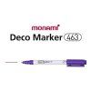Fix Monami Deco Marker XF pro dekoraci plastu, kovu, skla a dřeva, odstín šedá