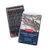 Derwent Tinted Charcoal, uhly ve dřevě pro snadné rozmazávání a stínování