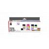 Sada Marabu Textil Sweet Candy, 4 pastelové barvy na světlý textil 15 ml