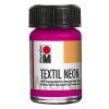 Marabu Textil Neon 15 ml barva na světlý textil, odstín růžová neon 334