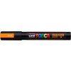 Uni Posca PC-5M fluo oranžová, akrylový fix s kulatým hrotem 1,8 až 2,5 mm