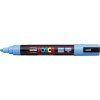 Akrylový popisovač Uni Posca PC-5M, šířka stopy 1,8 až 2,5 mm, odstín modrá nebesky