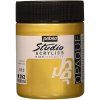 Akrylová barva Pébéo Studio Acrylic 500 ml, odstín metalická zlatá 352, hustá a viskózní