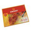 Canson Acrylic 400g blok papíru na akrylové barvy a markery, formát 36 x 48 cm