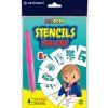 Centropen šablony k foukacím fixům set A+ 8 ks, papírové šablony s 8 motivy pro zdobení