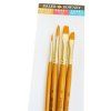 Daler Rowney Simply syntetické štětce pro malbu akrylem a temperou, sada 4 ks