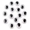 HobbyFun kulatá plastová očička 12 mm, lepitelná na různé materiály