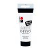 Akrylový šeps Marabu Acryl Gesso 100 ml, bílá základní vrstva pro akrylové malby