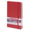 Talens Art Creation Sketch Book, skicák 13x21 cm, červená tvrdá velurová vazba, 80 listů 140 g