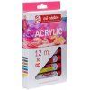 Sada akrylových barev Talens Art Creation Acrylic, 8 tub po 12 ml, základní barvy