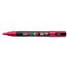 Akrylový popisovač Uni Posca 3M tmavě červený, šířka stopy 0,9 - 1,3 mm