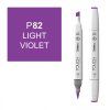 ShinHan Art Touch Brush fix P82 Light Violet, oboustranný designérský marker se štětcovým hrotem