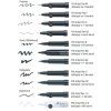 Přehled typů hrotů Faber-Castell Pitt Artist Pen, série Brush, štětcový hrot pro variabilní stopu