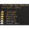 Akvarelová sada FineTec Pearl Classic pro krasopísmo a hand lettering, 6 metalických odstínů