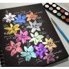 FineTec F1200 Pearl Rainbow, vysoce kontrastní metalické barvy s perleťovým efektem, 12 odstínů