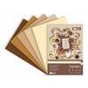 Happy Color Deco Brown, sada 20 listů barevného papíru A4, 170 g/m2, teplé hnědé odstíny