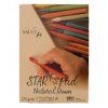 Skicák SM.LT Star Pad Brown Natur A4, přírodní hnědý papír 125 g/m2, 20 listů