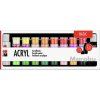 Sada akrylových barev Marabu Acrylic Paints, 32 odstínů po 3,5 ml a 2 lahvičky 59 ml