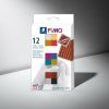 FIMO Leather Effect polymerová hmota sada 12 barev po 25 g, napodobuje texturu kůže