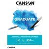 Canson Graduate Aquarelle akvarelový papír A4 250 g/m2, blok 20 listů, cold pressed