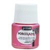 Tuba 45 ml Pébéo Porcelaine 150, metalická růžová odstín 107, série Porcelaine 150