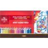 Koh-i-Noor 3828 Polycolor sada 144 uměleckých pastelových tužek, profesionální pigmenty