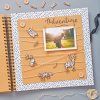 Album na scrapbook Docraft kraft, formát 20,5x20,5 cm, vhodné pro rodinná alba