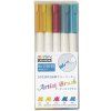 Marvy Artist Brush 1100 sada 5 ks DULL, štětcové fixy s pigmenty na vodní bázi