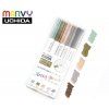 Marvy Artist Brush 1100 EARTH, fixy na vodní bázi pro omalovánky a přáníčka