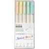 Marvy Artist Brush 1100 sada 5 ks BABY, štětcové fixy na vodní bázi se sytými pigmenty