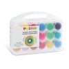 PRIMO Temperové barvy v kelímku, sada 18 x 25 ml v plastovém boxu, 18 odstínů