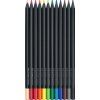 Pastelky Faber-Castell Black Edition, extra měkká tuha 3,3 mm, syté pigmenty