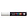 Uni Posca PC-17K bílý, extra široká stopa 15 mm pro velké nápisy a dekorace