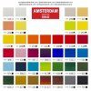 Akrylová barva Talens Amsterdam, středně viskózní, vodou ředitelná, rychle schnoucí