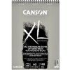 Canson XL Dry Mixed Media Sand Grain šedý skicák A3, 160 g, 40 listů