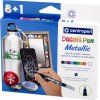 Centropen DECOR PEN Metallic, sada 9 metalických popisovačů na sklo, keramiku a kov