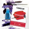 Papír Canson Graduate Oil & Acrylic s membránou proti prosáknutí, formát A3