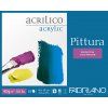 Fabriano Pittura Acrilico lepený blok 30x40 cm, 400 g, 10 listů, papír na akryl