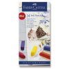 Suché pastely Faber-Castell mini, sada 24 barev modrá řada, měkké umělecké křídy