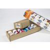 Obsah sady Pébéo Porcelaine 150 Sada II., 6 barev na porcelán 20 ml, vzájemně mísitelné