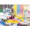 Akrylová barva Ladoga 46 ml, bílá titanová 101, kvalitní pojiva a sytá pigmentace
