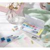 Akvarelová sada Derwent Pastel Shades 12 ks, moderní pastelové tóny pro výtvarnou tvorbu