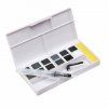 Derwent Tinted Charcoal Paint Set, hluboke tóny pro expresivní akvarelovou malbu, 12 barev