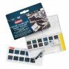 Derwent Tinted Charcoal Paint Set, akvarelová sada 12 tlumených tónů s uhlovým základem