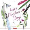 Kaligrafický fix Pentel SES15 oranžová, vodní báze, štětcový hrot menší velikosti