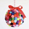 Sada 380 ks bambuliek pompom Titanum 7 mm v různých barvách, kreativní potřeby