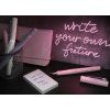 Faber-Castell Grip 2010 rose shadow, dárková sada pera v tónu rose shadow v kovové etui