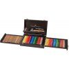 Obsah sady Faber-Castell Collection 126 ks, pastely Pitt Pastel a pastely Polychromos
