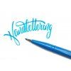 Pentel Touch Brush Sign Pen, pastelová sada, flexibilní štětcový hrot v kovové objímce